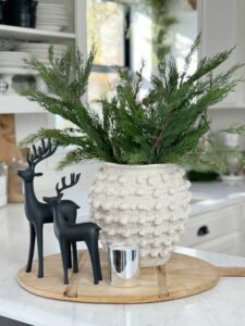 Greenery as Scandinavian Christmas decor