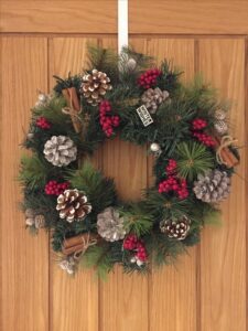 Homemade Christmas wreath