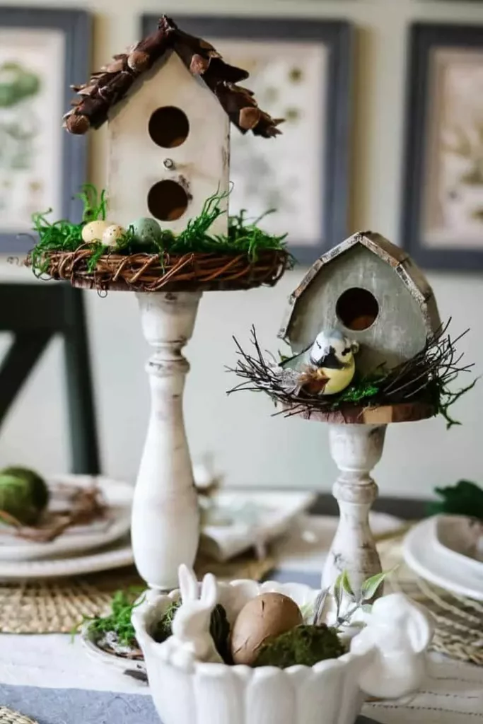 Birdhouse decorations