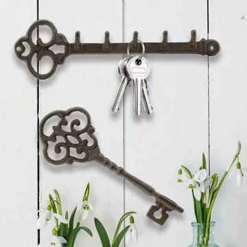 Key holder shaped like key