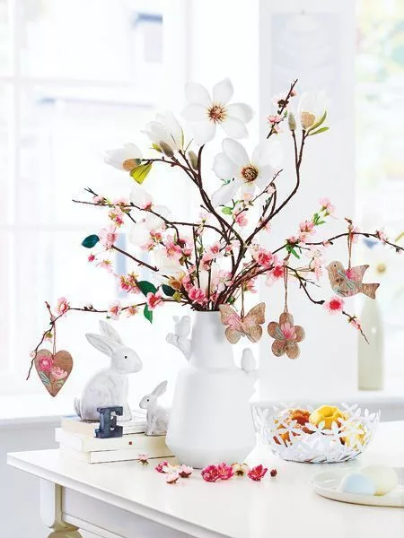 Colorful Easter tree