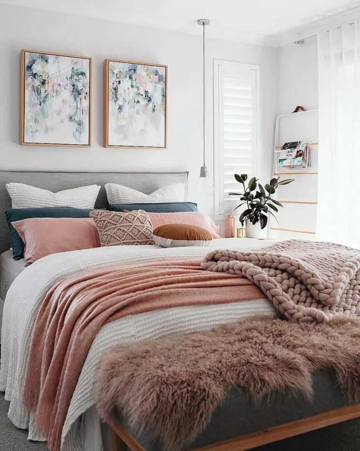 Warm cozy bedroom